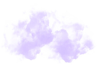 Fototapeta na wymiar Cutout clean white cloud transparent backgrounds special effect 3d illustration