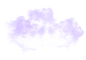 Cutout clean white cloud transparent backgrounds special effect 3d illustration