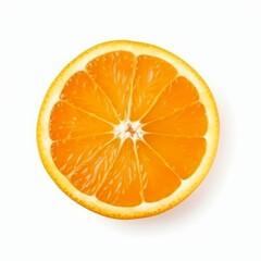 Fototapeta na wymiar Oranges isolated. Illustration AI Generative