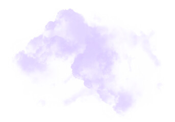 Cutout clean white cloud transparent backgrounds special effect 3d illustration