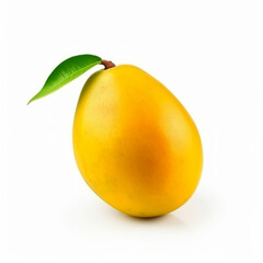 Yellow mango. Illustration AI Generative.