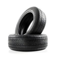 Summer tire isolated on white background. Generative AI