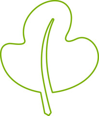 leaf line illustration