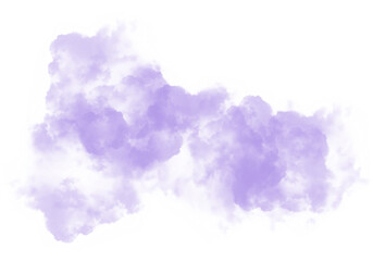 Fototapeta premium Cutout clean white cloud transparent backgrounds special effect 3d illustration