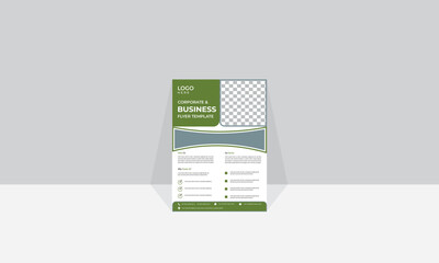Business Flyer Design Template Graphic
