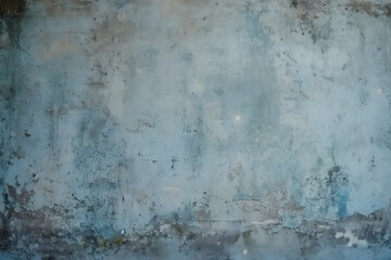 Obraz premium Blue Gray Cement Concrete Texture, Grunge Rough Old Stain background, retro vintage backdrop studio design, created with Generative AI