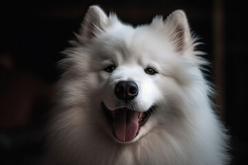 Adorable White Samoyed Dog: A Perfect Pet for Everyone, Generative AI
