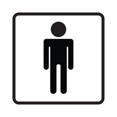man and person sign washroom icon man bathroom symbol