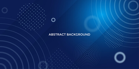 Fototapeta premium gradient blue background with circle theme