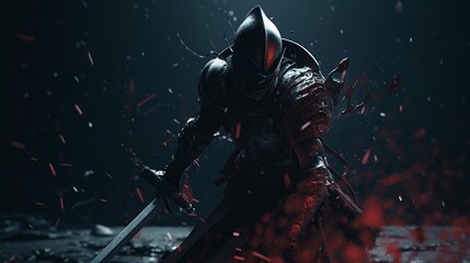 Knight, Generative AI, Illustration