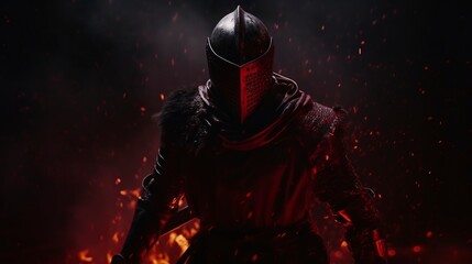 Knight, Generative AI, Illustration