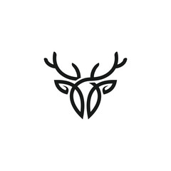 hunting minimalist logo design