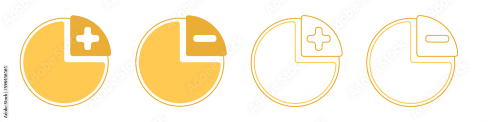 Poster stopwatch, clock, timer vector set. icons set of stopwatches. counting time forward and backward on 