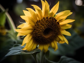 sunflower in the garden (Generative AI)