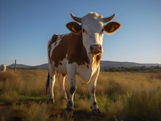 cow in the field (Generative AI)