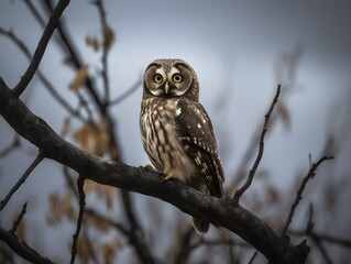 Fototapeta premium great horned owl (Generative AI)