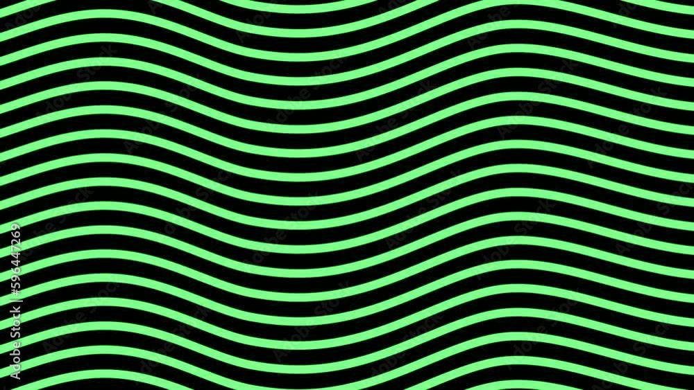 Poster striped background with distorted bend. design. bright background with stripes curves with visual il