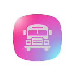 School Bus - Pictogram (icon) 