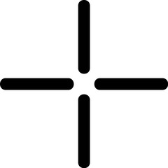 Crosshair Lined Icon