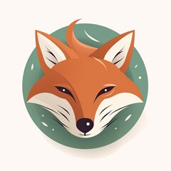 cunning cute fox mascot