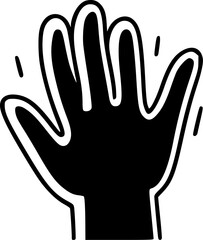 Hands - High Quality Vector Logo - Vector illustration ideal for T-shirt graphic