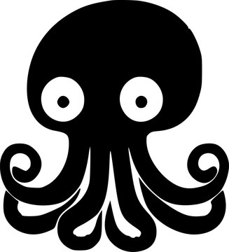 recommend clip art: Octopus - Minimalist and Flat Logo - Vector illustration
