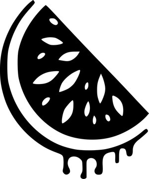 recommend clip art: Watermelon - High Quality Vector Logo - Vector illustration ideal for T-shirt graphic