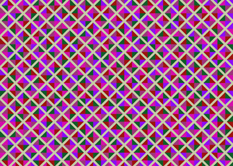 Color Rhombus tile tessellation pattern illustration