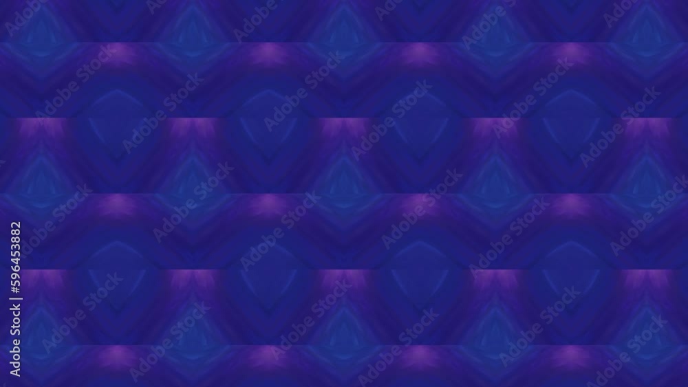 Poster psychedelic flashing pattern with bright flashes. motion. kaleidoscopic pattern with geometric shape