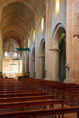 Obraz premium In the monastery of the Santa Maria de Poblet, Spain