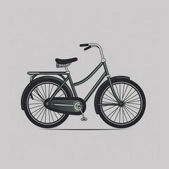 vintage bicycle, Generative AI