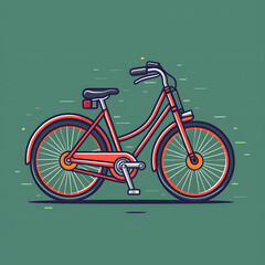 bicycle, vector, Generative AI