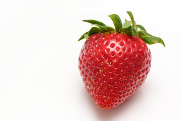 fresh tasty strawberry isolated on white background