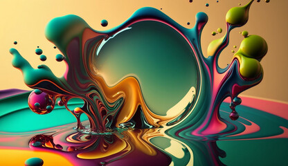 abstract liquid