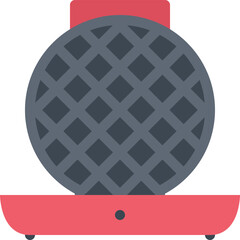 design vector image icons waffle iron