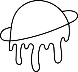 Melting Planet Lined