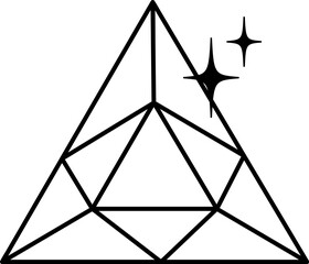 Triangle Diamond Gem