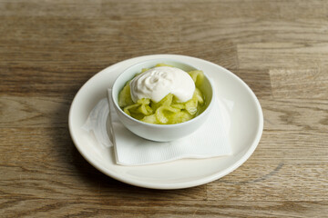 Cucumber Salad with Sour Cream