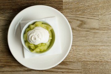 Cucumber Salad with Sour Cream