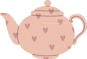 Teapot With Hearts