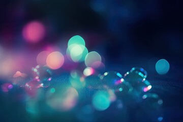 colorful and vibrant bubble-filled scene. Generative AI