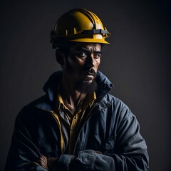 Fictional Construction Worker, Professional Photography