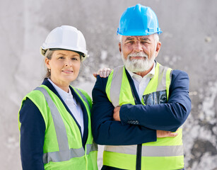 Ability is what youre capable of doing. Shot of engineers standing with their arms folded on a...