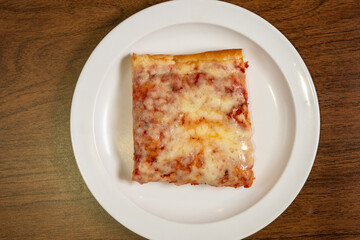 slice of sicilian pizza
