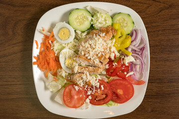 salad with grilled chicken