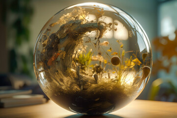 Sphere of nature, generative ai