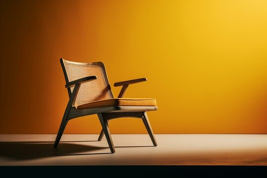 Furniture on bright background. Generative AI