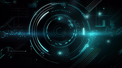 Fototapeta premium abstract technology background