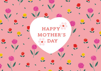 Happy Mother's day! Floral  illustration for greeting cards,  background, card, invitation, banner, social media post, poster, mobile apps, advertising.