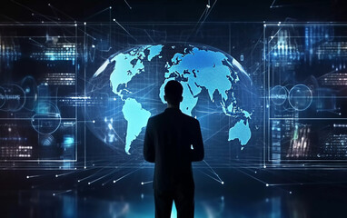 person with map